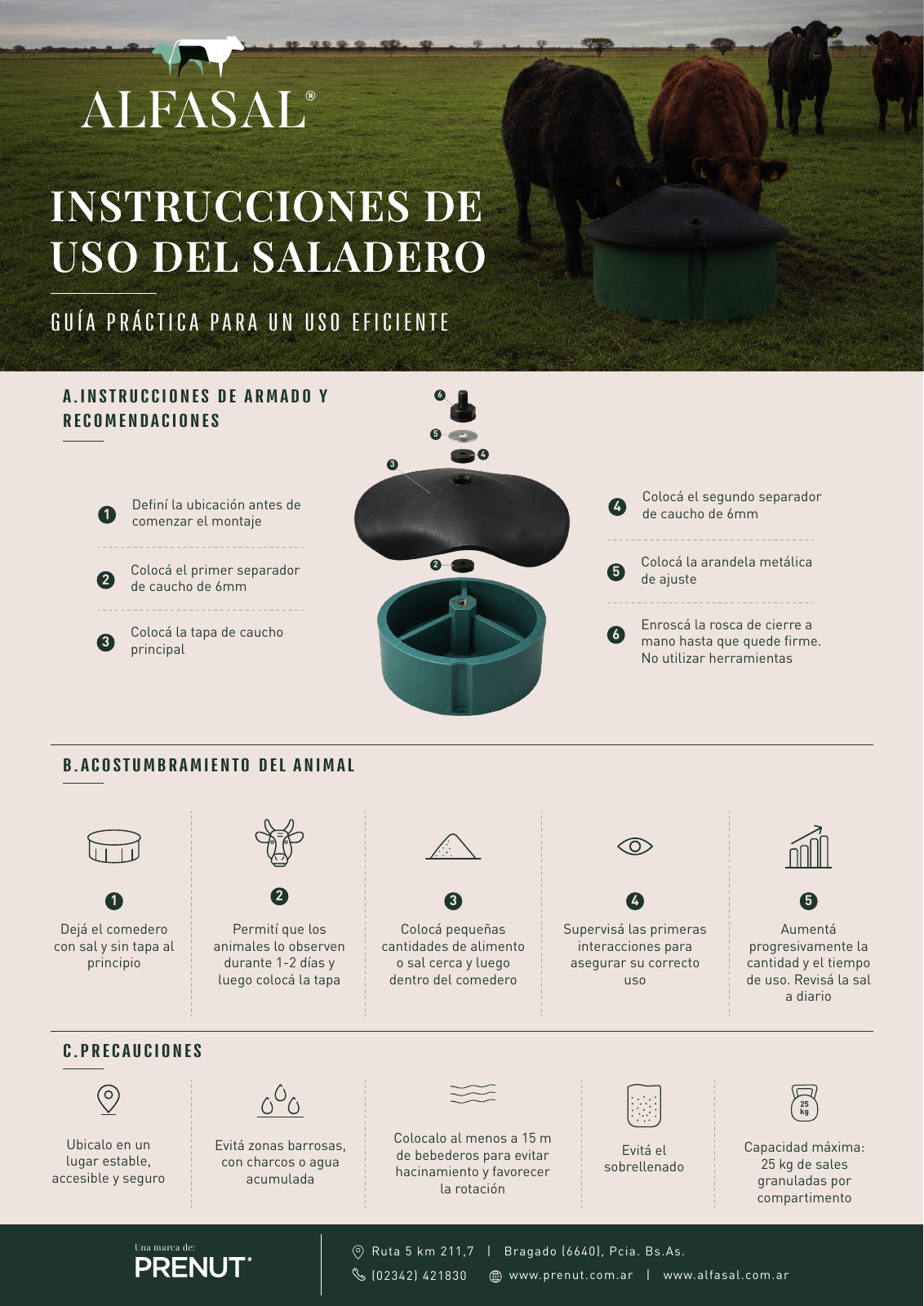 Instructivo final de uso del saladero diseñado para Alfasal